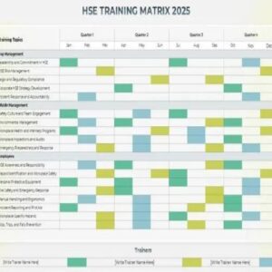 HSE Training Matrix