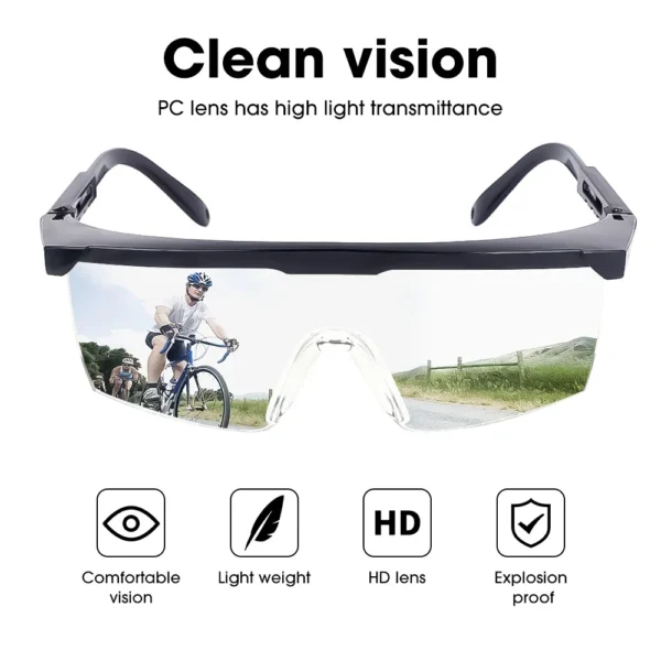 Work Safety Anti-Splash Eye Protection Goggles Glass Windproof Dustproof Waterproof Protective Glasses Cycling Goggles - Image 4