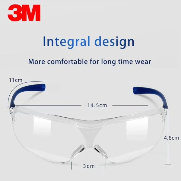 3M 10434 Protective Safety Glasses Goggles Impact Resistance Lens Eyewear Anti-fog Scratch Resistance UV Protection Goggles - Image 2