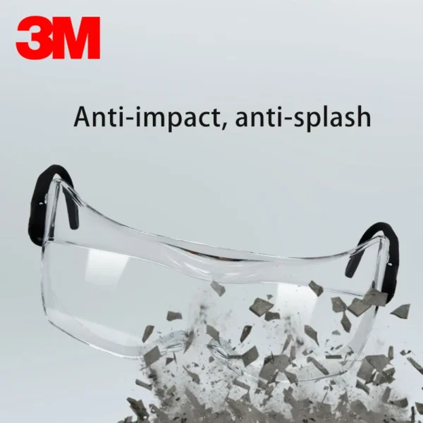 3M 12308 Multi-purpose goggles Genuine security 3M safety goggles Can be worn nearsighted glasses protect glasses - Image 3
