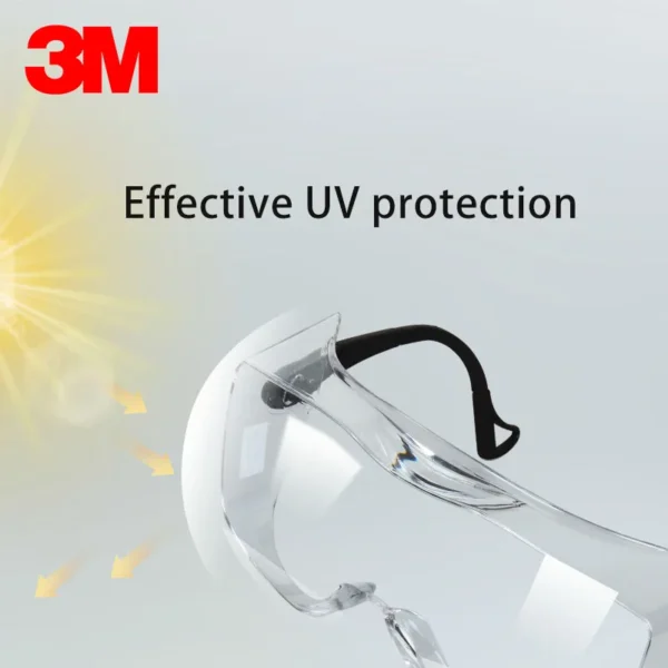 3M 12308 Multi-purpose goggles Genuine security 3M safety goggles Can be worn nearsighted glasses protect glasses - Image 4
