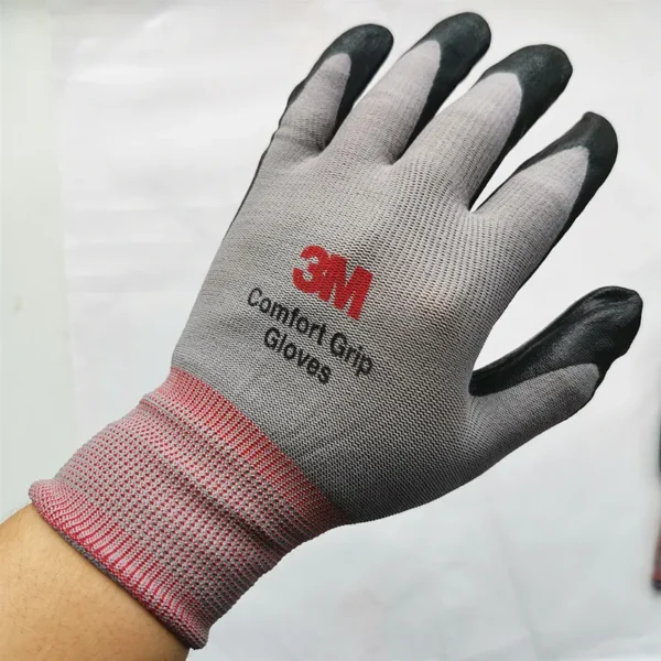 3M Work Gloves Comfort Grip wear-resistant Slip-resistant Gloves Anti-labor Safety Gloves Nitrile Rubber Gloves - Image 2