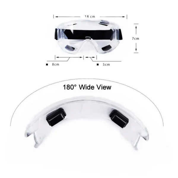 Multi Function Safety Goggles Anti-Splash Impact-Resistant Work Safety Protective Glasses For Carpenter Rider Eye Protector - Image 3