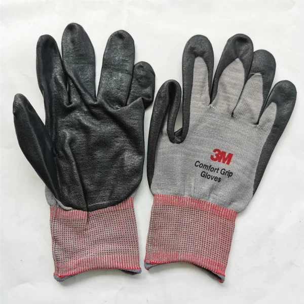3M Work Gloves Comfort Grip wear-resistant Slip-resistant Gloves Anti-labor Safety Gloves Nitrile Rubber Gloves - Image 5