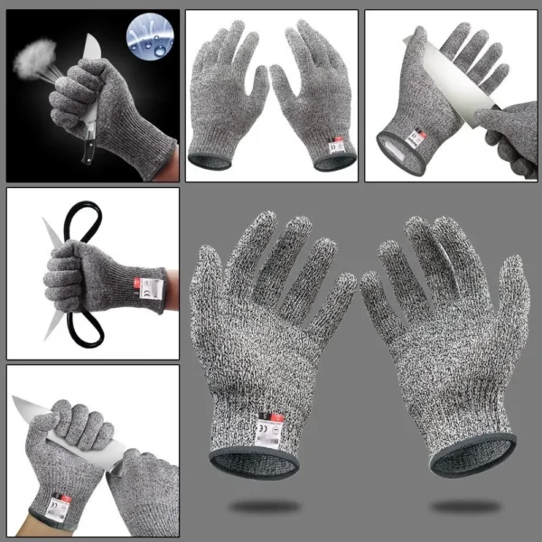 HPPE Level 5 Cut-Resistant Gloves – High-Strength Safety Protection for Industrial, Kitchen, Gardening, Glass Handling and more - Image 5