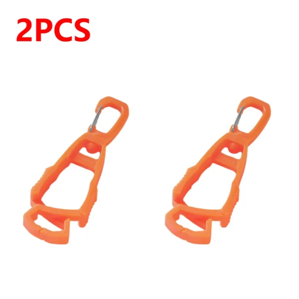 1-10pcs Outdoor Gloves Clip Hanger Multi-purpose Anti-drop Hook Work Gloves Holder Water Bottle Keys Safety Clamp Camping Tools - Image 15