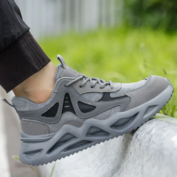 Lightweight Safety Shoes Men Women Work Shoes Steel Toe Cap Working Boots Sneakers Man Women Breathable Shoes Tactical Boots - Image 6