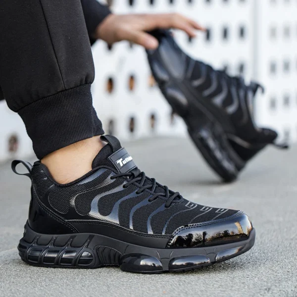 Summer Air Cushion Work Safety Shoes  Unisex Breathable Steel Toe Shoes with Anti-Piercing Protection Tactical Boots - Image 6