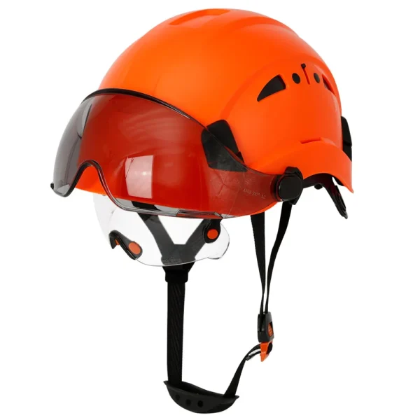 CE Construction Safety Helmet With Visor Built In Goggles For Engineer ABS Hard Hat ANSI Industrial Work Cap Head Protection New - Image 9