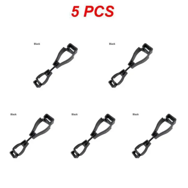5Pcs Outdoor Protective Gloves Clip Multi-purpose Safety Work Gloves Anti-drop Hook Plastic Clips Portable Protective Work Tools - Image 12