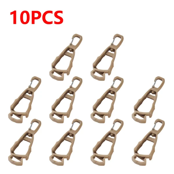 1-10pcs Outdoor Gloves Clip Hanger Multi-purpose Anti-drop Hook Work Gloves Holder Water Bottle Keys Safety Clamp Camping Tools - Image 21