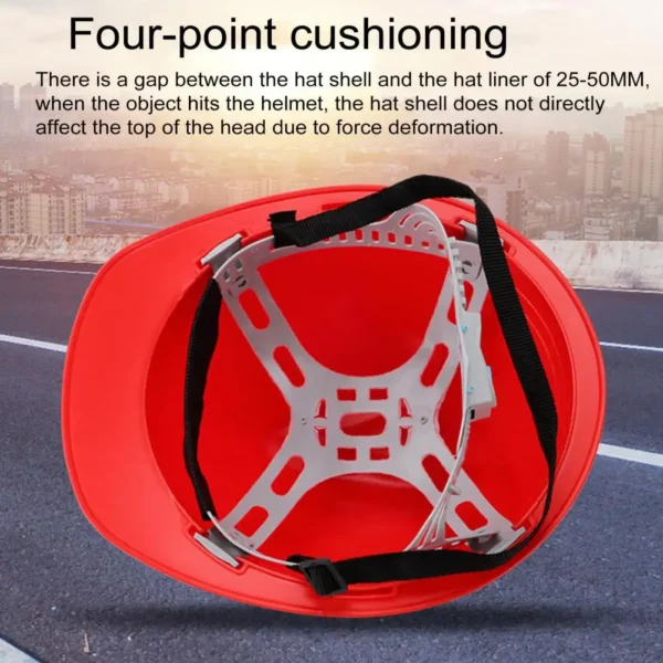 Working Helmet Durable Construction High Strength Impact Resistant Shockproof Full Brim Hard Hat Protective Helmet - Image 5