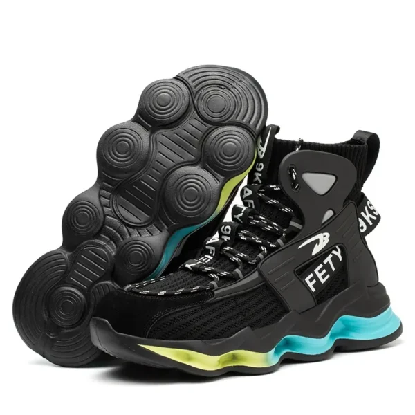 Men Work Safety Shoes Anti-puncture Working Sneakers Male Indestructible Work Shoes Steel Toe Lightweight Men Shoes Safety Boots - Image 3