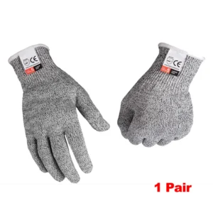 HPPE Level 5 Cut-Resistant Gloves – High-Strength Safety Protection for Industrial, Kitchen, Gardening, Glass Handling and more