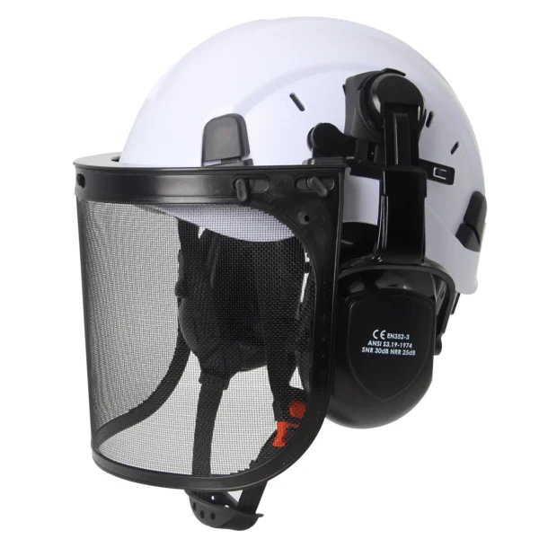 Industrial Forestry Safety Helmet Visor Earmuffs Chainsaw Arborist Logging Hard Hat Goggles CE ABS Construction Working Hard Cap - Image 7