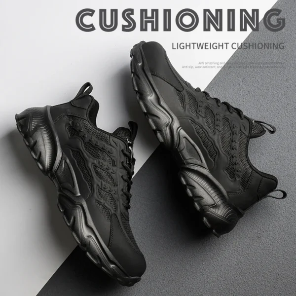 Work Safety Shoes For Men Lightweight Protective Work Sneakers Lightweight Men Shoes Breathable Shoes Anti-Puncture Work Shoe - Image 2