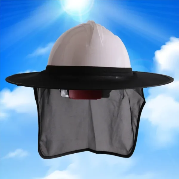 Construction Safety Reflective Hard Hat Neck Shield Helmet Sun Shade Reflective Stripe Kit Summer Sun Protection Prevent Sunburn - Image 9