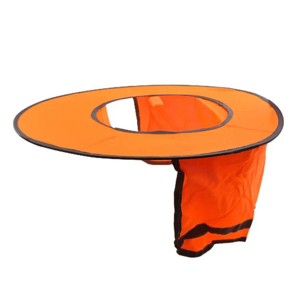 Summer Sun Shade Safety Helmet Neck Shield Helmets Reflective Stripe Safety Cap Hat For Construction Worker - Image 3