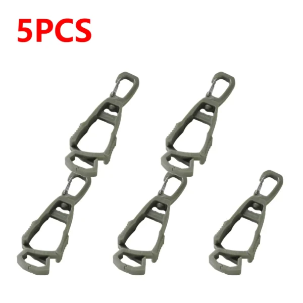 1-10pcs Outdoor Gloves Clip Hanger Multi-purpose Anti-drop Hook Work Gloves Holder Water Bottle Keys Safety Clamp Camping Tools - Image 18