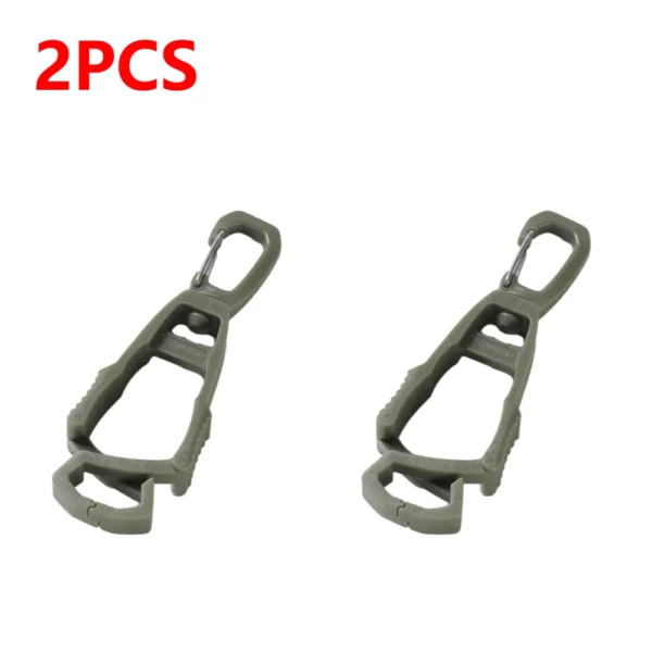 1-10pcs Outdoor Gloves Clip Hanger Multi-purpose Anti-drop Hook Work Gloves Holder Water Bottle Keys Safety Clamp Camping Tools - Image 13