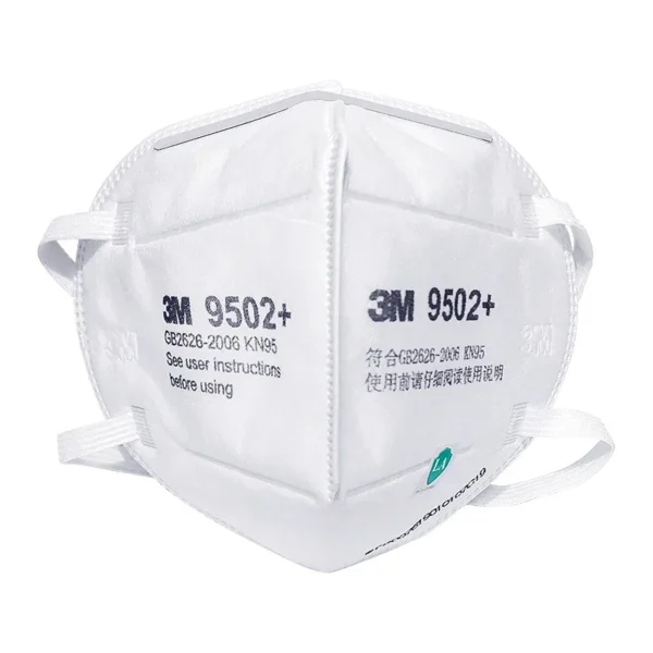 3M KN95 Face Mask 9501+/9502+ Original Adult Reusable Earloop Headband Approved Wide Soft Band Particles Filtering 95% 50Pcs/bag - Image 3