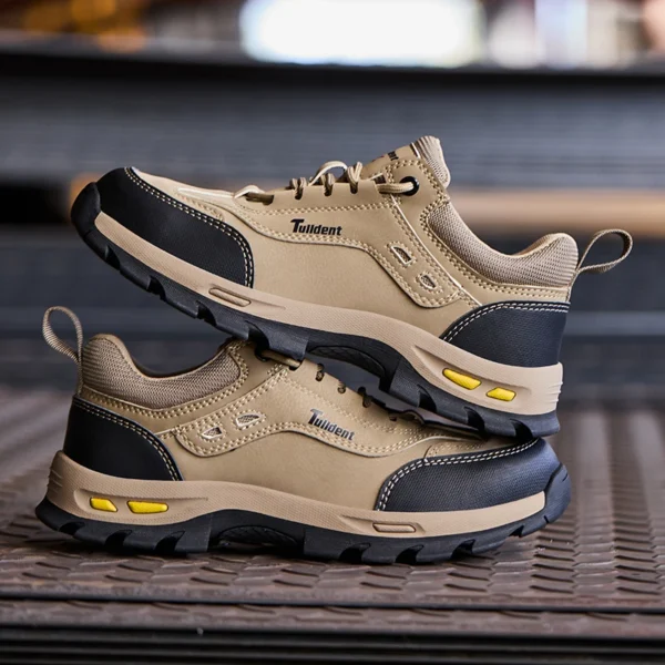 New men's safety shoes, puncture resistant work shoes, men's protective shoes, wear-resistant work boots  Tactical Boots - Image 6