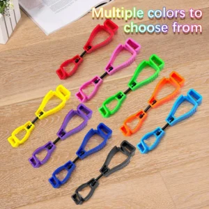 5Pcs Outdoor Protective Gloves Clip Multi-purpose Safety Work Gloves Anti-drop Hook Plastic Clips Portable Protective Work Tools