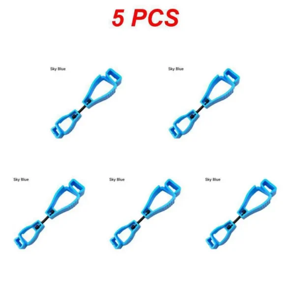 5Pcs Outdoor Protective Gloves Clip Multi-purpose Safety Work Gloves Anti-drop Hook Plastic Clips Portable Protective Work Tools - Image 14