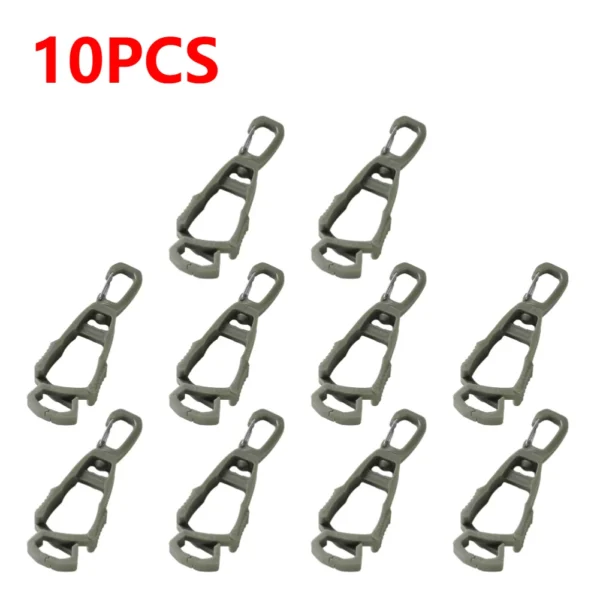 1-10pcs Outdoor Gloves Clip Hanger Multi-purpose Anti-drop Hook Work Gloves Holder Water Bottle Keys Safety Clamp Camping Tools - Image 22