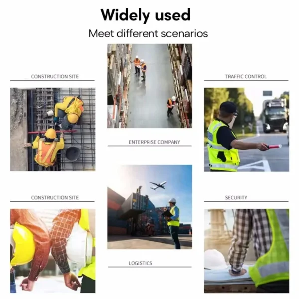 Summer Unisex Safety Vest with Pockets and Zipper Durable Mesh Material Ideal for Construction Outdoor Workers - Image 6