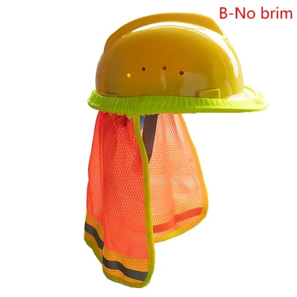 Summer Sun Shade Safety Hard Hat Neck Shield Helmets Reflective Hat Brim Reflective Cap Cover for Construction Workers - Image 12