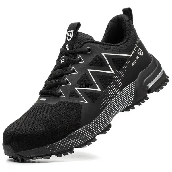 Anti-smash Safety Shoes Men Steel Toe Sneakers Puncture Proof Breathable Work Boots Man Fashion Construction Protective Footwear - Image 8