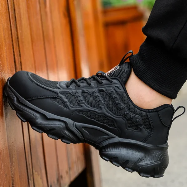 Work Safety Shoes For Men Lightweight Protective Work Sneakers Lightweight Men Shoes Breathable Shoes Anti-Puncture Work Shoe - Image 4