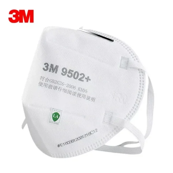 3M KN95 Face Mask 9501+/9502+ Original Adult Reusable Earloop Headband Approved Wide Soft Band Particles Filtering 95% 50Pcs/bag - Image 4