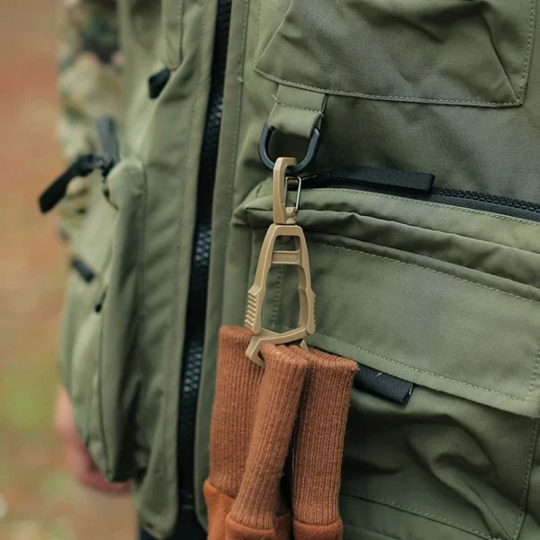 1-10pcs Outdoor Gloves Clip Hanger Multi-purpose Anti-drop Hook Work Gloves Holder Water Bottle Keys Safety Clamp Camping Tools - Image 3