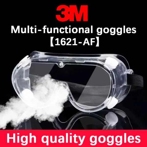 3M 1621 Safety Goggle Anti Splash Dust Proof Work Lab Eyewear Eye Protection Industrial Research Safety Glasses Clear Lens - Image 7