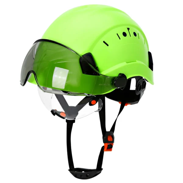 CE Construction Safety Helmet With Visor Built In Goggles For Engineer ABS Hard Hat ANSI Industrial Work Cap Head Protection New - Image 10