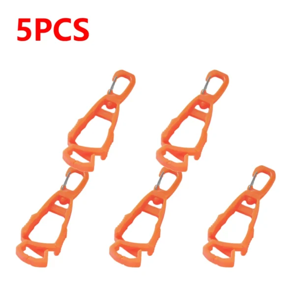 1-10pcs Outdoor Gloves Clip Hanger Multi-purpose Anti-drop Hook Work Gloves Holder Water Bottle Keys Safety Clamp Camping Tools - Image 19