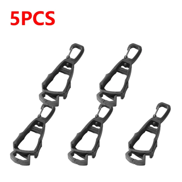 1-10pcs Outdoor Gloves Clip Hanger Multi-purpose Anti-drop Hook Work Gloves Holder Water Bottle Keys Safety Clamp Camping Tools - Image 16