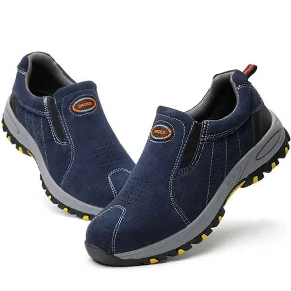 Labour Protection Safety  Work Boots Anti-Smashing Anti-Puncture Welding Welder Industrial Steel Toe  Men Slip on  Sneakers - Image 4