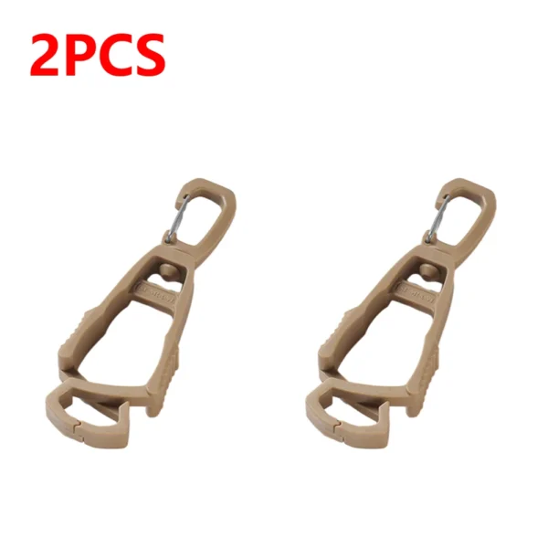 1-10pcs Outdoor Gloves Clip Hanger Multi-purpose Anti-drop Hook Work Gloves Holder Water Bottle Keys Safety Clamp Camping Tools - Image 12