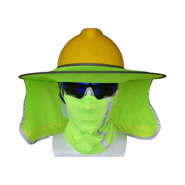 Safety Helmet Sun Visor Helmet Sun Shield Reflective Neck Scarf Outdoor Installation and Construction - Image 4