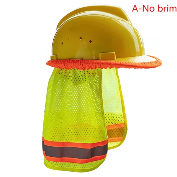Summer Sun Shade Safety Hard Hat Neck Shield Helmets Reflective Hat Brim Reflective Cap Cover for Construction Workers - Image 11