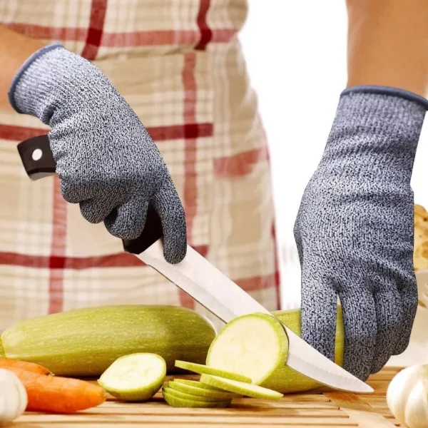HPPE Level 5 Cut-Resistant Gloves – High-Strength Safety Protection for Industrial, Kitchen, Gardening, Glass Handling and more - Image 2