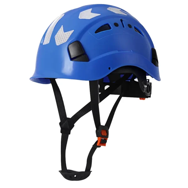 CE Construction Safety Helmet w/ Reflective Stickers Large Holes Breathable Work Hat Climbing Rescue ABS Hard Hat ANSI CR08 Type - Image 12