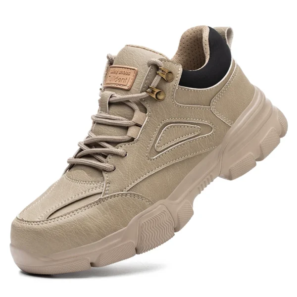 Safety Shoes Men Steel Toe Work Shoes Anti-smash Anti-puncture Indestructible Shoes Protective Boots Tactical Boots - Image 7