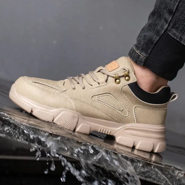 Safety Shoes Men Steel Toe Work Shoes Anti-smash Anti-puncture Indestructible Shoes Protective Boots Tactical Boots - Image 5