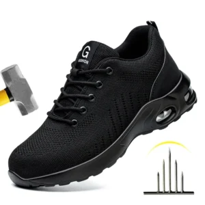 Men Safety Boots With Steel Toe Cap Anti-smash Work Sneakers Safety Shoes Men Indestructible Work shoes Tactical Boots