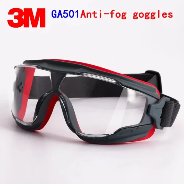 3M GA501 goggles Genuine security 3M protective goggles Anti-fog Anti-shock Riding a sport Labor protection airsoft glasses - Image 2