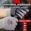 3M Gloves Anti-slip, Wear-resistant, Carrying, Work Nitrile Dipped Rubber Protective Gloves Breathable